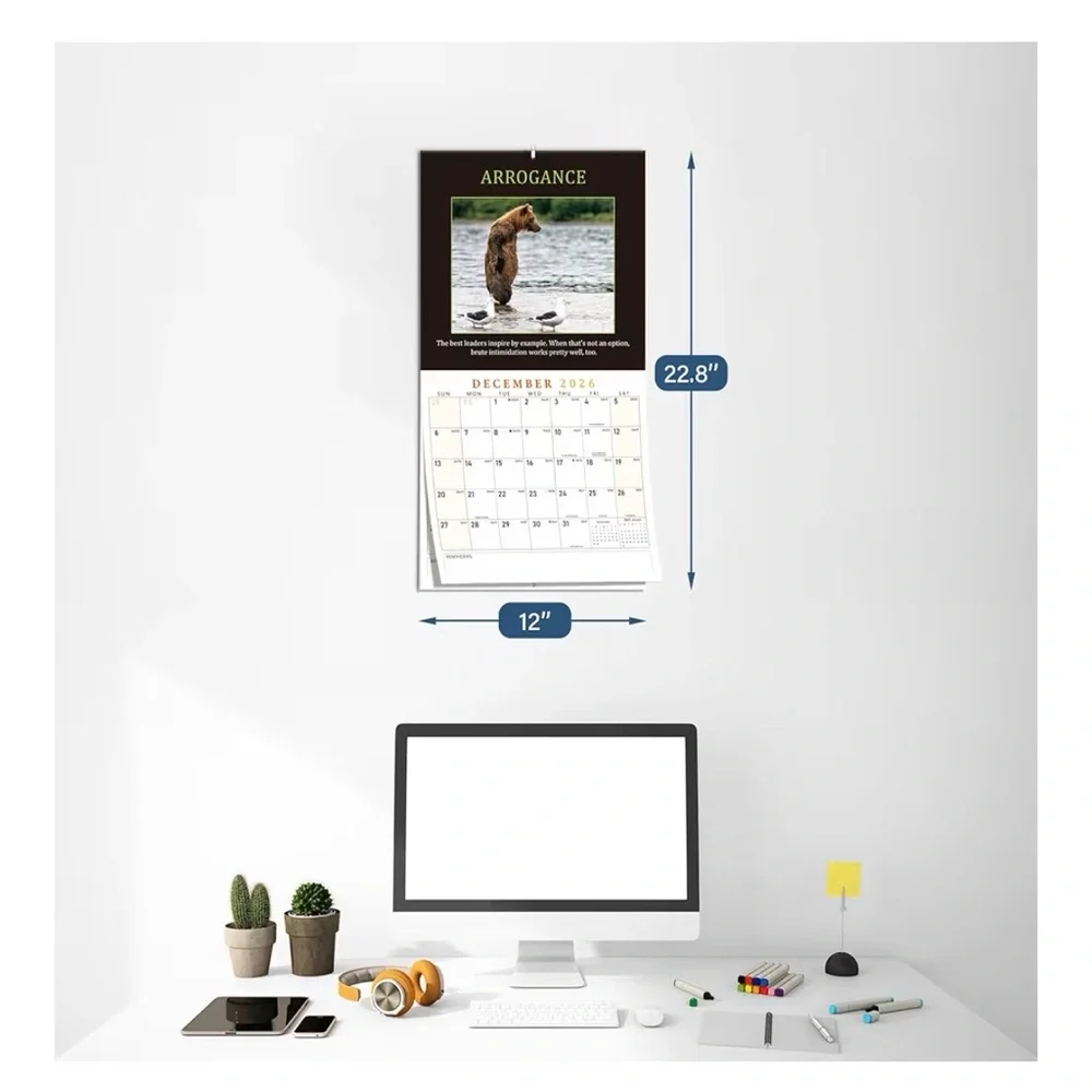 BNIP deMOTIVATION 2026 WHITE ELEPHANT GIFT CALENDAR IS A GREAT WORKING CALENDAR